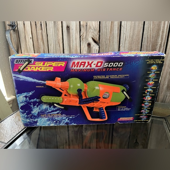 Larami Super Soaker Max D 5000 Water Gun Toy Brand New original retail. - Picture 3 of 8